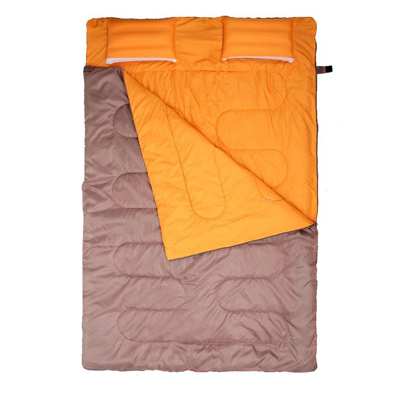 

NatureHike Double Sleeping Bag 23F/-5C Outdoor Camping Hiking W/ 2 Pillows 2 Person