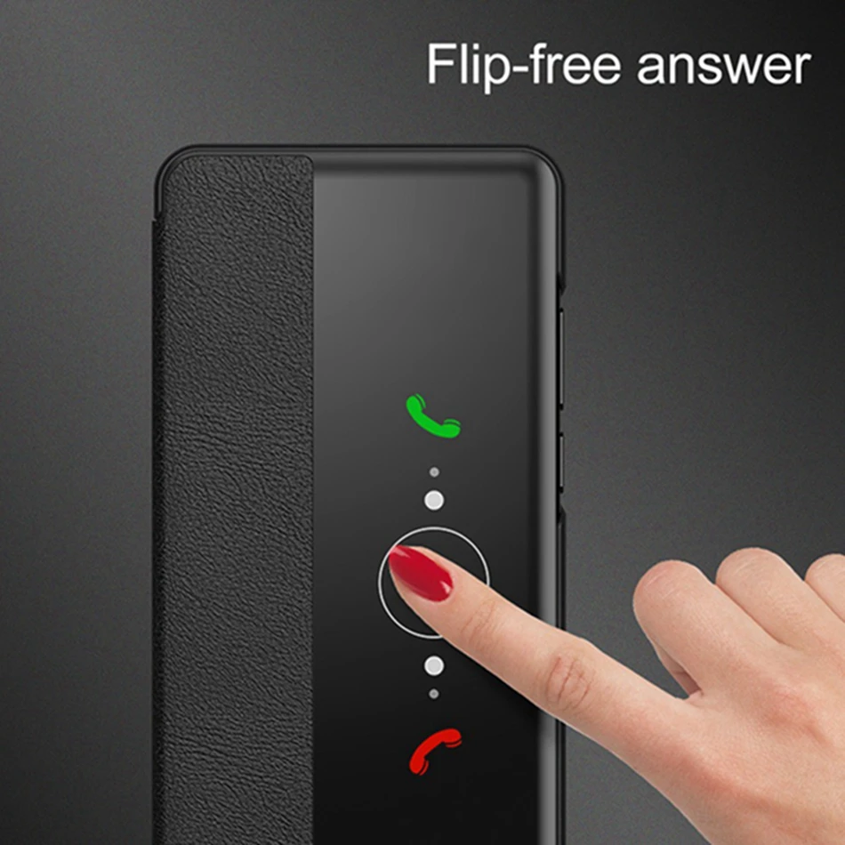 KISSCASE смарт-чехол с окошком для huawei P30 20 Pro P10 Коврики 20 10 20X флип раскладный кожаный чехол для huawei mate 9 10 чехол с крышкой