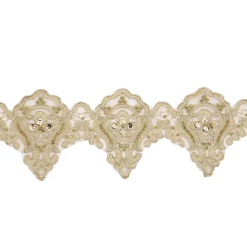 

10 Yards Fringe Lace Trim Wedding Bridal Ribbon Tassel Applique Sewing Craft DIY Embroidery Patch Stickers 1pc