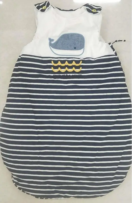 stripes Одежда для малышей Новорожденные спальный мешок в горошек для малышей одежда без рукавов комбинезоны спальный мешок милый спальные мешки для 0-24 м - Цвет: stripes