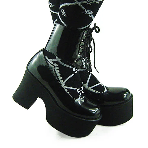 Princess sweet lolita gothic lolita shoes custom HARAJUKU platform zipper style 9826 black цена Princess sweet lolita gothic lolita shoes custom HARAJUKU platform zipper style 9826 black цены онлайн