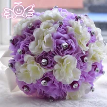 Романтическое свадебное украшение в виде свадебного букета Свадебные цветы Свадебные букеты Свадебные аксессуары Buque De Noiva D358