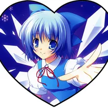 Touhou Проект Аниме Cirno односторонний узор ткань Сердце подушки#36107