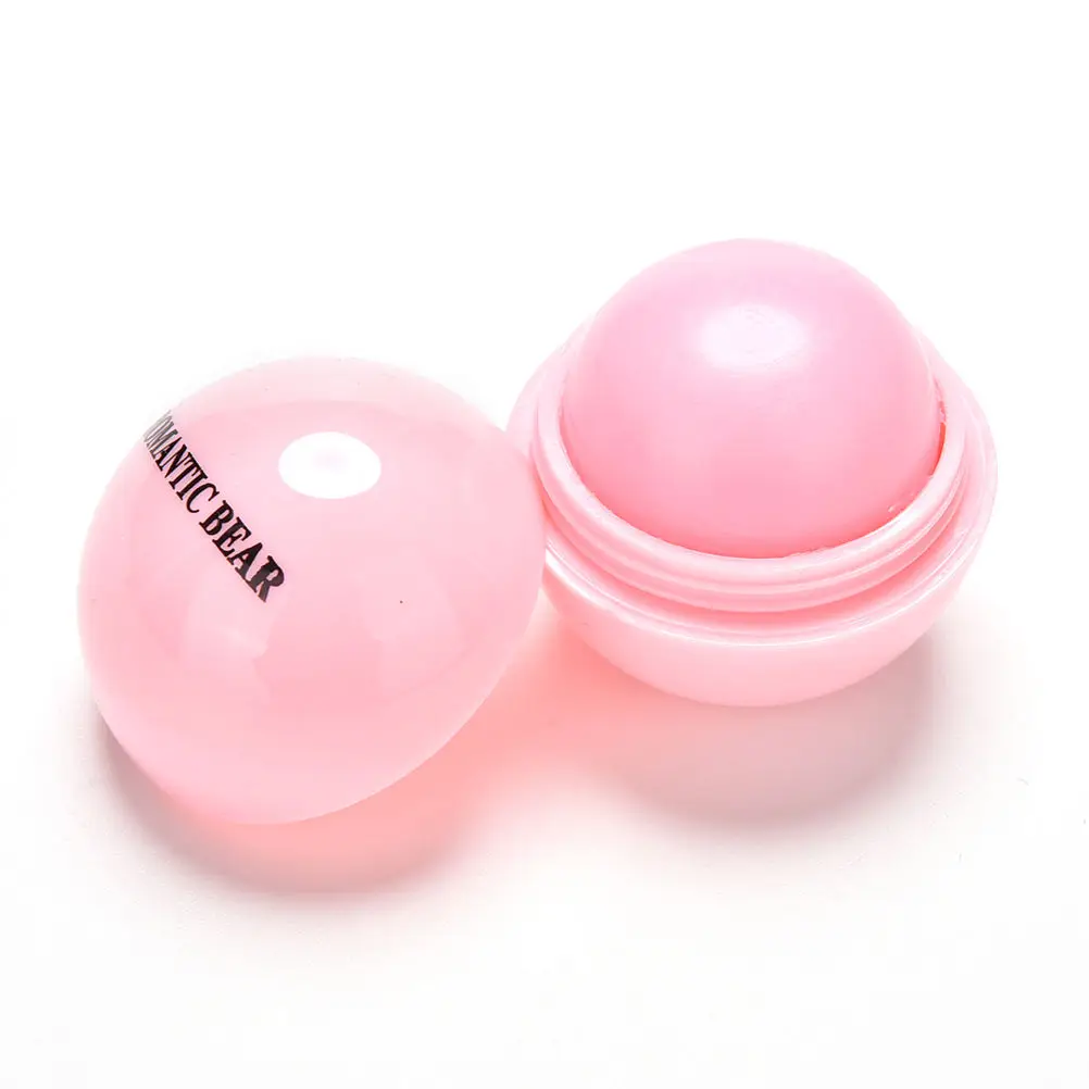 1 шт. сладкий вкус приукрашивающий шарик бальзам для губ помада для губ 6 цветов протектор для губ шар макияж Косметическая Помада-блеск для губ аксессуары - Цвет: Pink