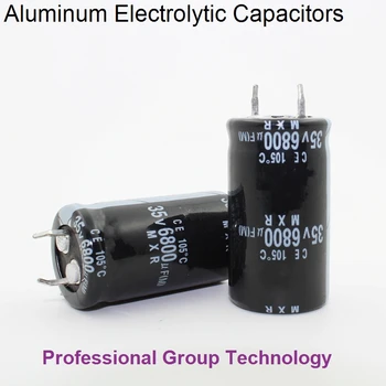 

30pcs RZ2 Good quality 35v6800uf Radial DIP Aluminum Electrolytic Capacitors 35v 6800uf Tolerance 20% size 22x40MM 20%