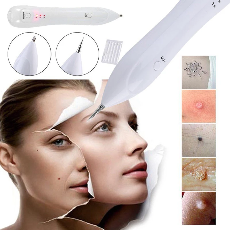 Acne Laser Pen Portable Wrinkle Removal Machine Durable Soft Scar Remover Device Blue Light Therapy Pen Massage Relax