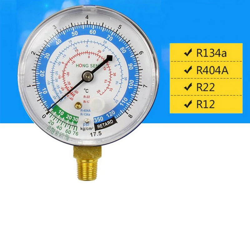 Манометр высокого/низкого давления R134a R22 R12 R404a | Автомобили и мотоциклы