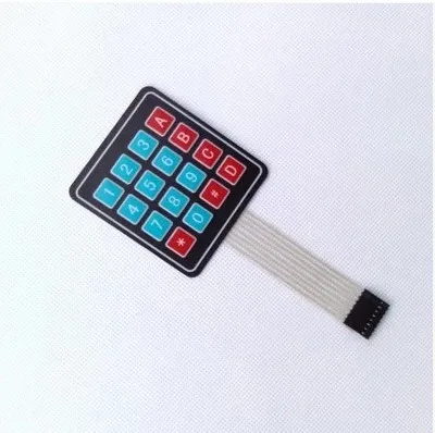 

5PCS/LOT 4 x 4 Matrix Keypad Membrane Switch 8 pins connector SCM Outside enlarge Keypad