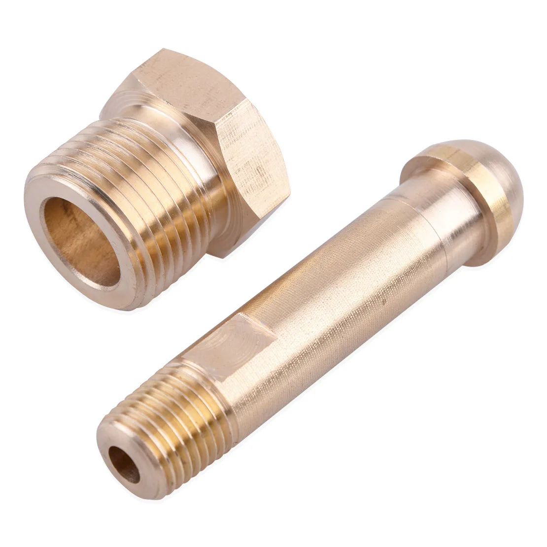 LETAOSK New CGA 580 Brass Nut 3 Inch Nipple Regulator Helium Argon Nitrogen Inlet Bottle Fittings|Tool Parts| - AliExpress