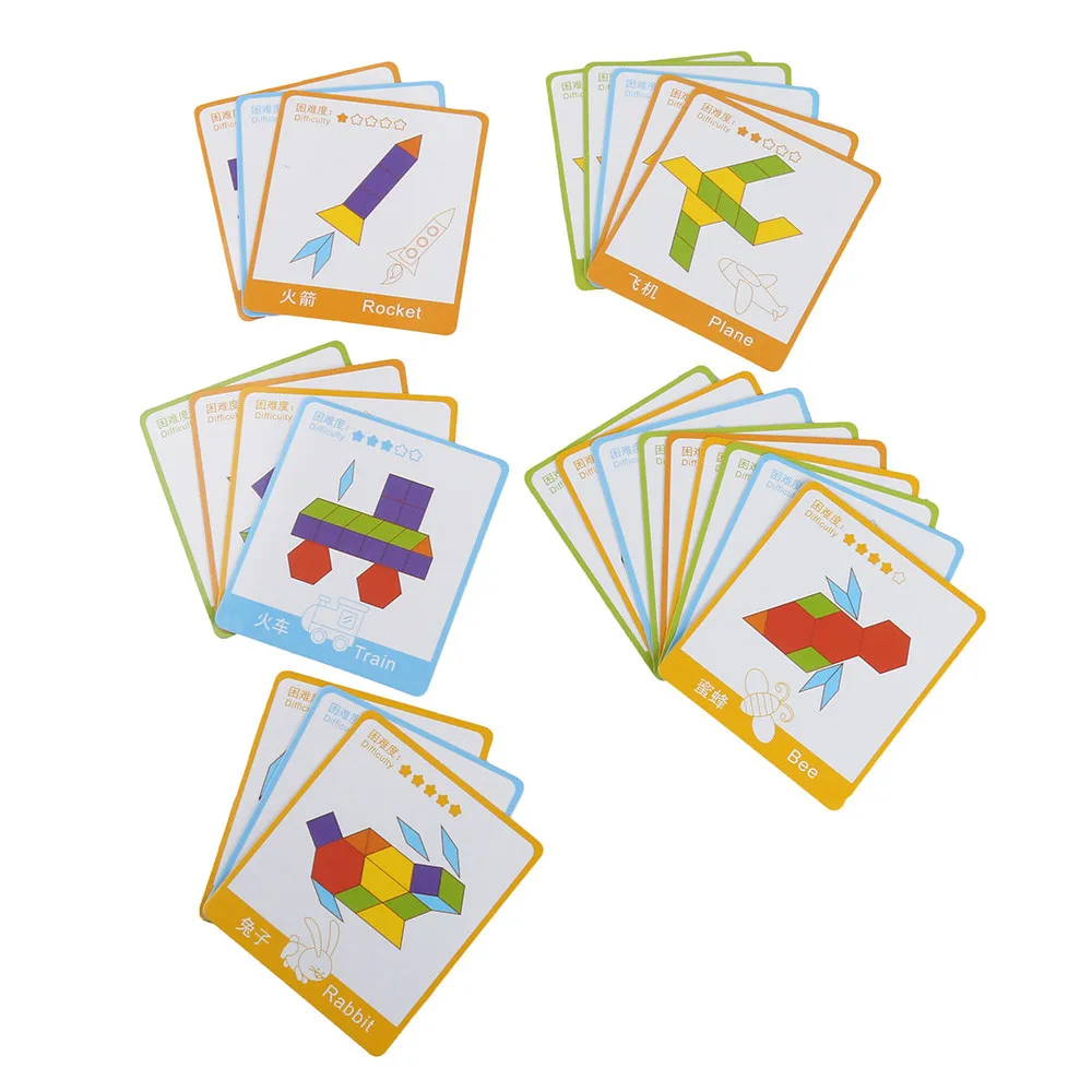 CHAMSGEND Tangram головоломка путешествия игра с детьми вызов красочная развивающая
