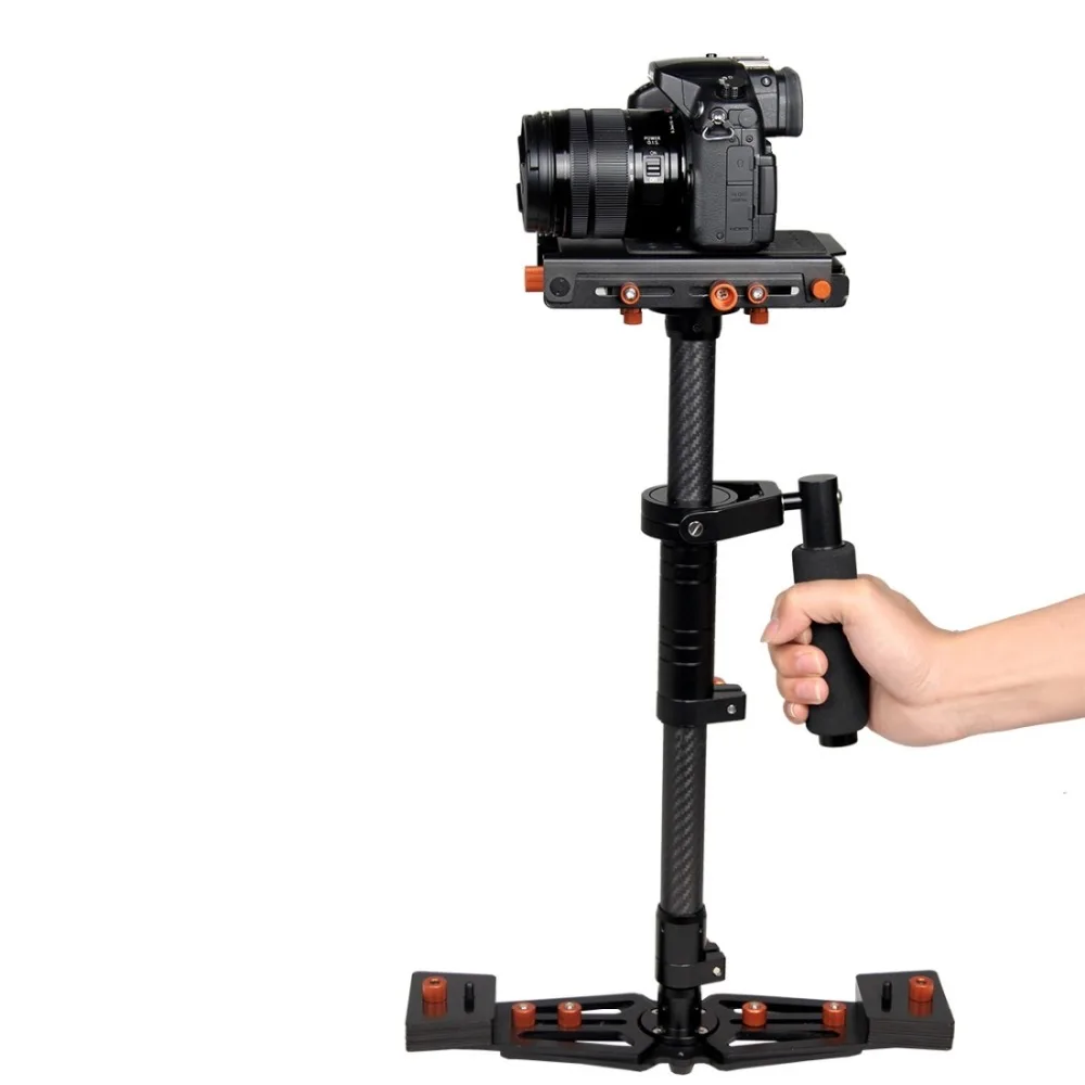 

YELANGU NEW Carbon Fiber Handheld Stabilizer for Steadicam for CANON DSLR Camera DV Digital Video & for GoPro Max load 5KG