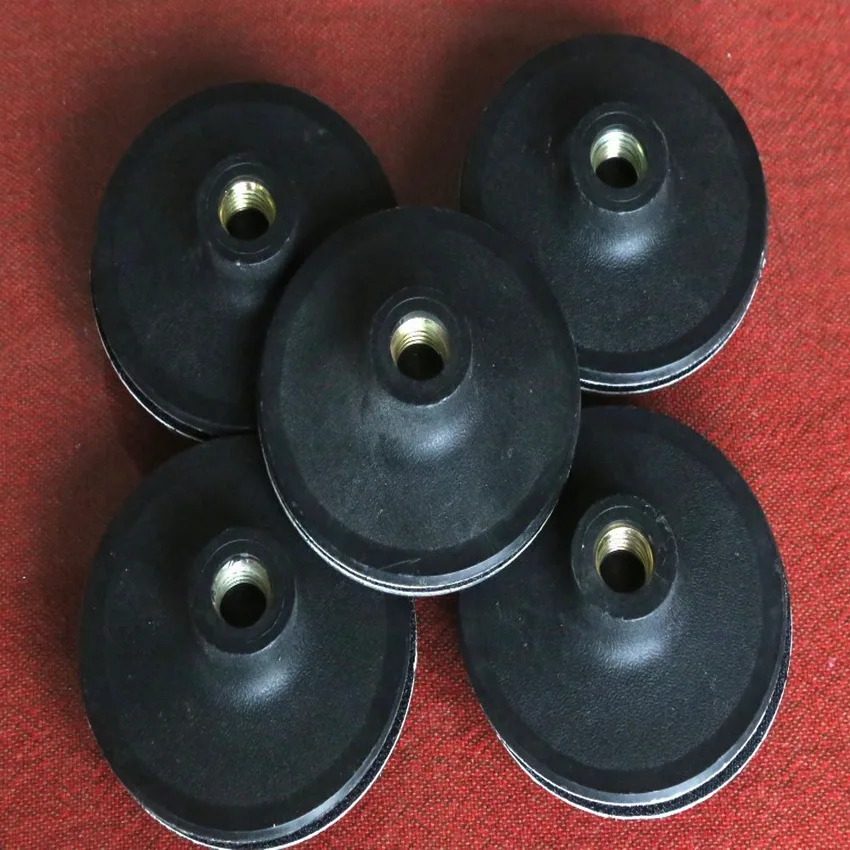 

Free shipping 10pcs 100mm*M14 chuck for being used with wet diamond soft pad for wet polishing marble/garnite/concrete