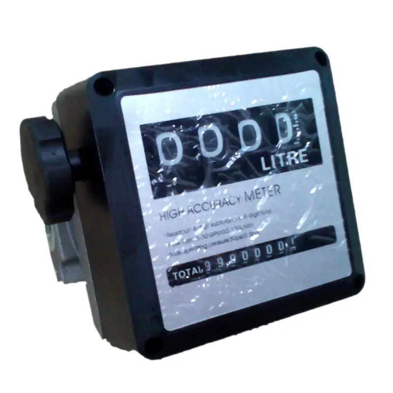 FM-120 water Flow Meter sensor flowmeter fuel gauge caudali gasoline diesel Fuel Oil flow indicator counter G1. 0 4-digit 0-9999 1