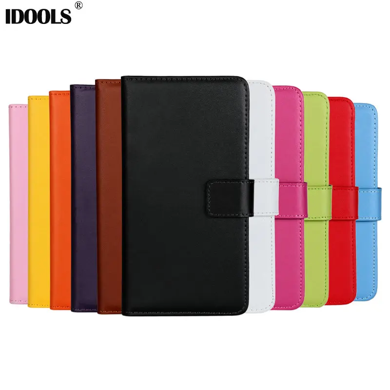 

IDOOLS Genuine Leather Wallet With Stand Case for Samsung Galaxy S4 Active I9295 9295 Flip Style With Card Holder Free shipping