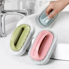 Супер абсорбент очистки ручка щетка для ванны щетка для плитки для мытья посуды на кухне Волшебная Чистящая губка кисть губки A10975
