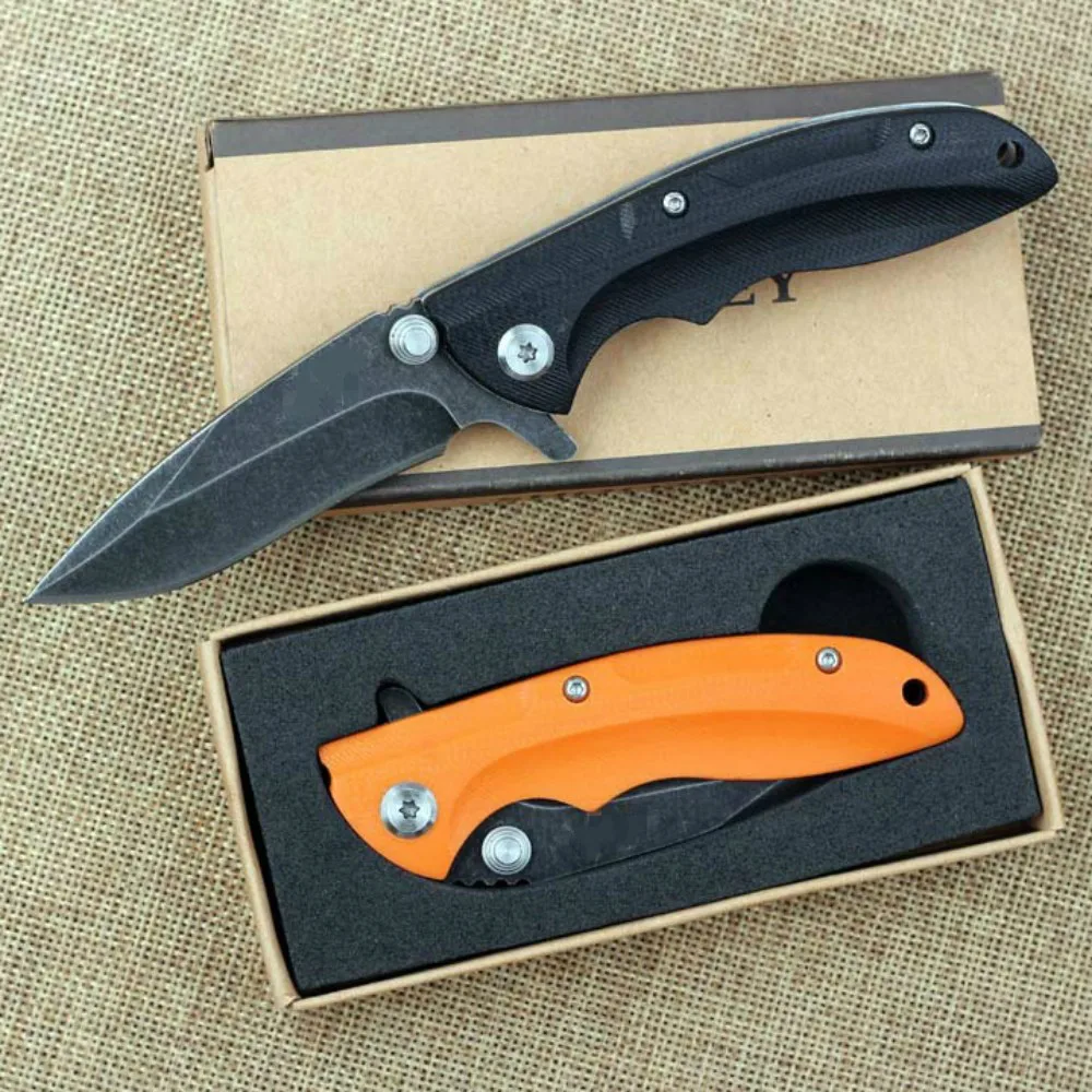 Camping knife D2 steel knife tactical folding knife High ...