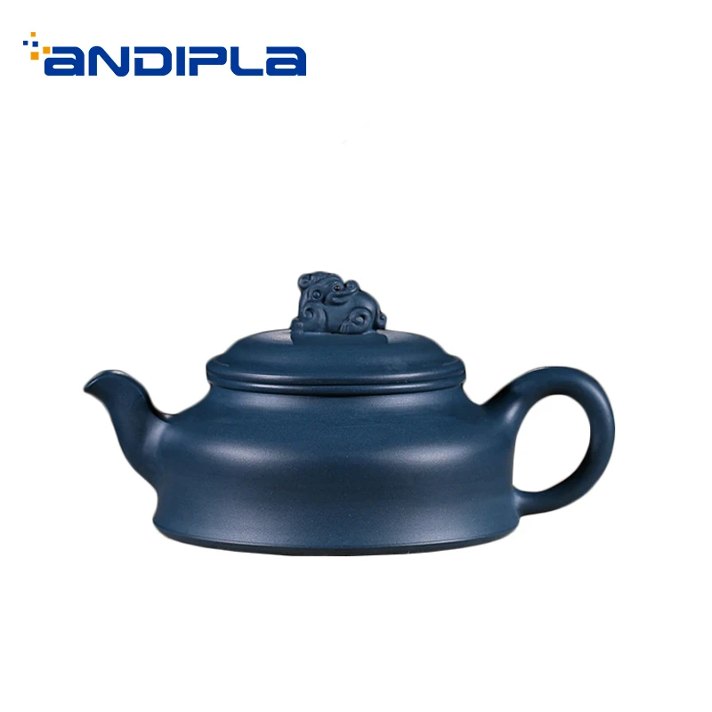 

330ml Authentic Yixing Teapot Handmade Purple Clay Puer Tea Pot Vintage Relief Animal Kettle Drinkware Office Decoration Cafts