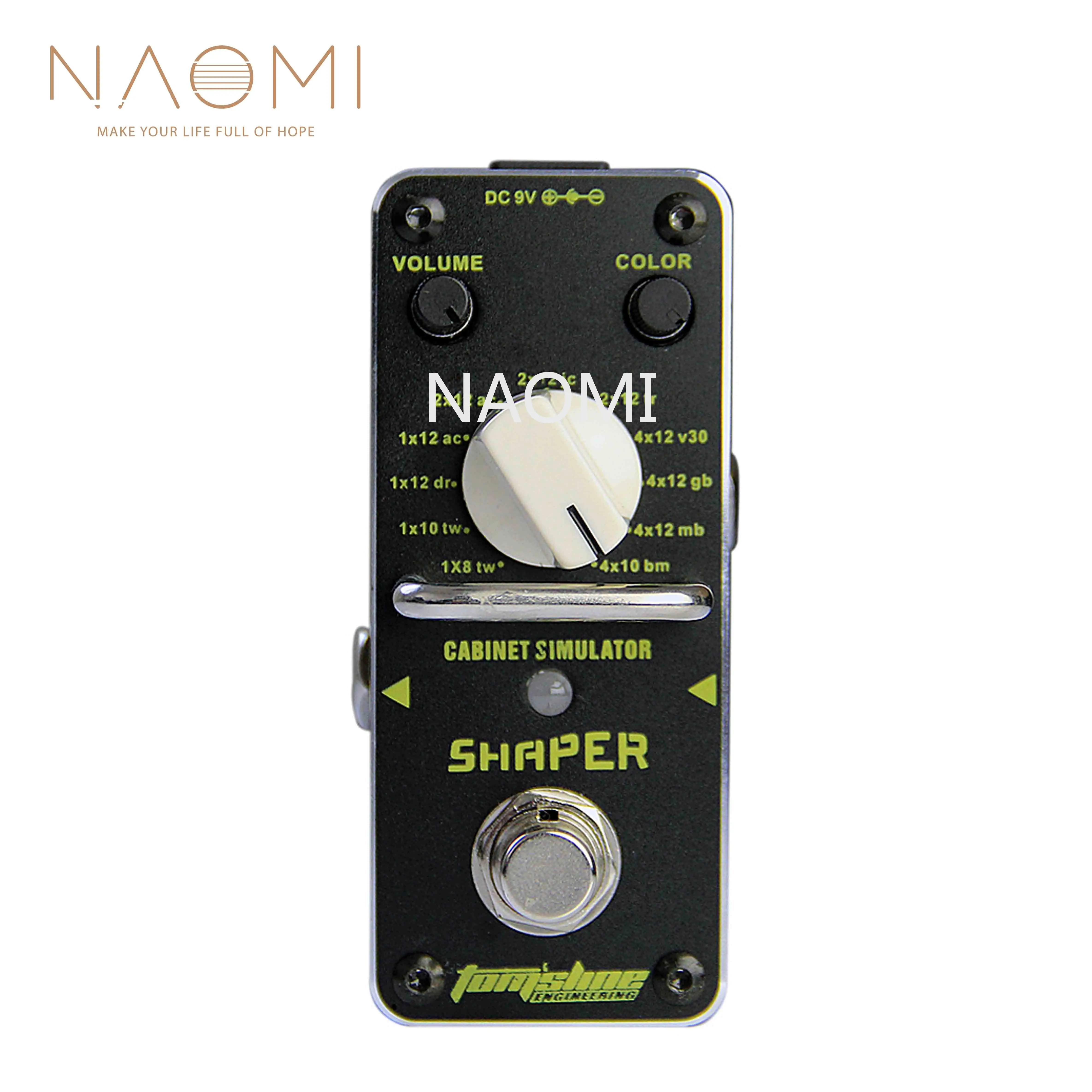 

NAOMI AROMA Guitar Effect Pedal ASR-3 SHAPER Classic Cabinet Simulator Guitar Analogue Effect True Bypass Durable Metal Shell