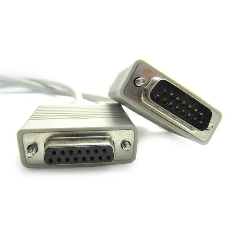 

NEW PVC Shielded Two rows DB15 To DB15 15Pin Male to 15 Pin Female M/F Extension Cable