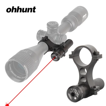 

ohhunt Tactical Red Dot Red Laser Sight Scope For Rifle Scope With 8 Figure 1" inch Ring Mount Hunting Red Laser