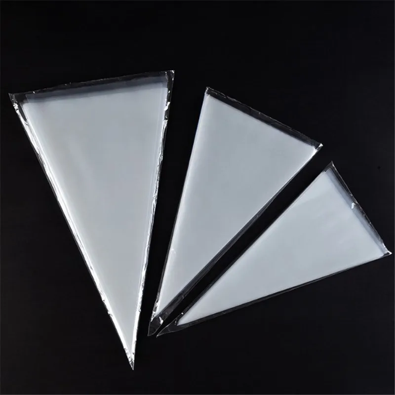 

Trilateral Form Pastry Carved Icecream Bag Small/Large Size Icing Piping Nozzle Bags Food Grade Cake DecorationTools 10pcs/lot