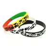 3PCS New Casual Skull Silicone Wristband 3 Colors Sports Rubber Bracelets&Bangles Hiphop Skeleton Charm Armbands Gifts SH272 3