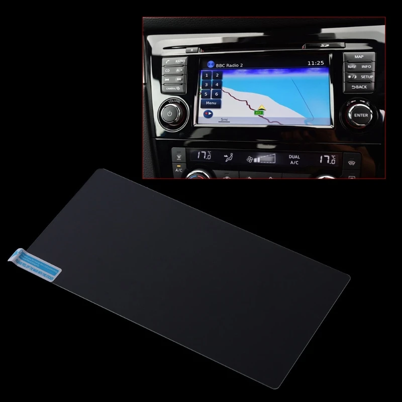 

1pcs New Car Navigation Tempered Glass Screen Protector For Nissan Qashqai J11 X-trail