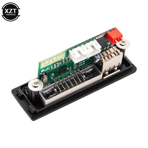자동차 오디오 USB TF FM 라디오 MP3 모듈, 무선 블루투스 5.0, 12V MP3 WMA 디코더 보드, 차량용 원격 제어, MP3 플레이어, 신제품 3