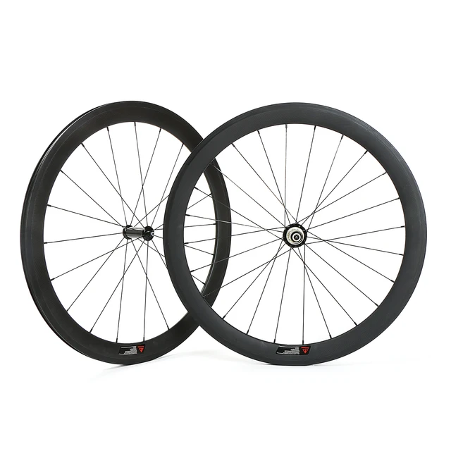 Best price at $408 Cheap 700C Carbon Wheels 50mm Tubular R36 Hub Straight Pull Road Bike Wheelset