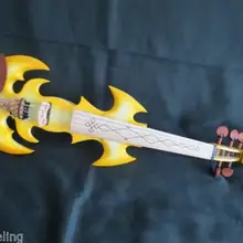 Лучшая модель fancy Crazy-1 искусство обтекаемый желтый 5 струн 4/4 электрическая скрипка