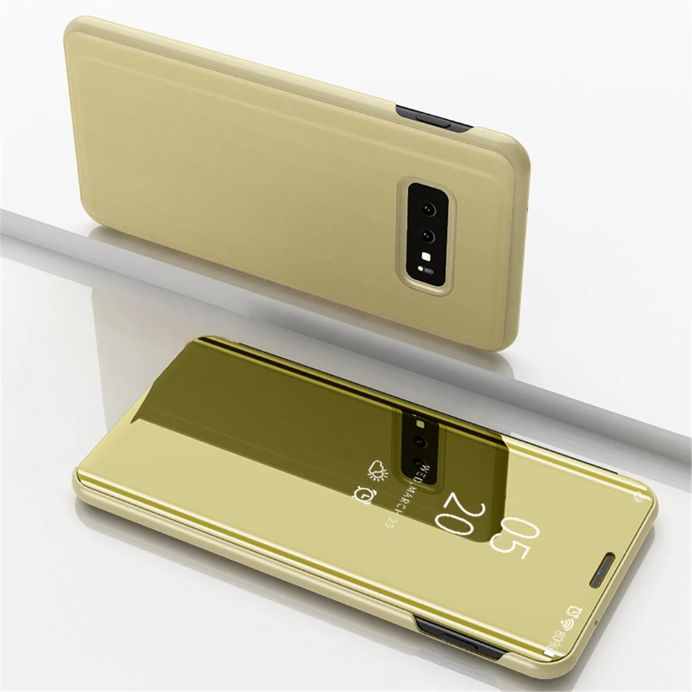 Умный зеркальный флип-чехол для телефона samsung Galaxy S9 S8 S7 S6 Edge Plus Прозрачный чехол для samsung Galaxy Note 9 8 5 4 3 Чехол