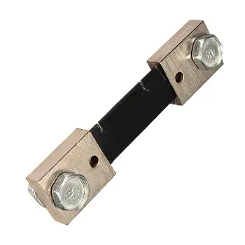 

FL-2 DC 100A 75MV Current Shunt Resistor for AMP Ampere instrument panel Black