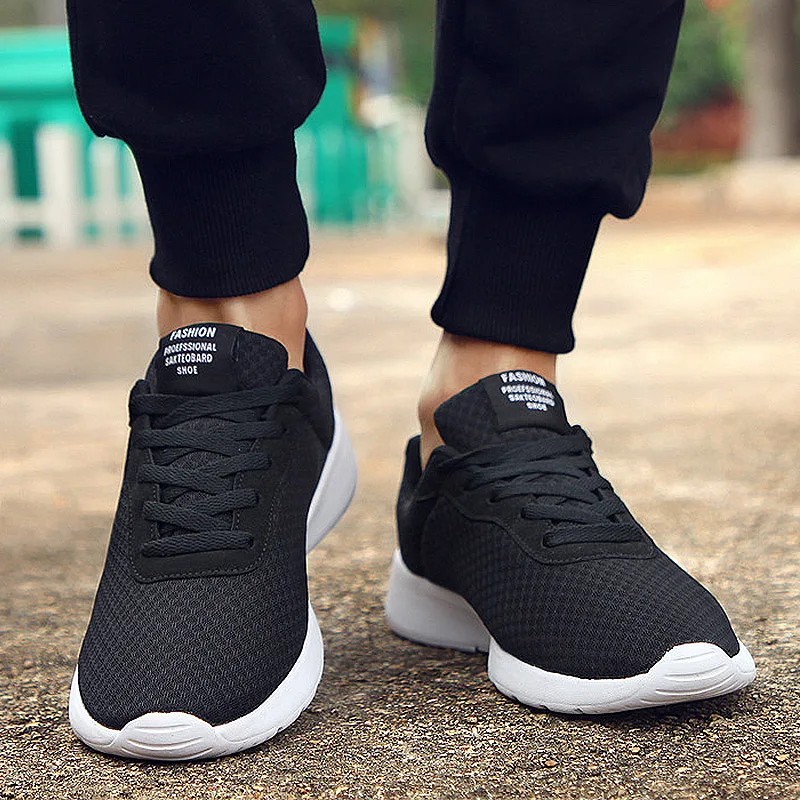 

2019 New Men Running Shoes Casual Shoes Lace up Men Shoes Lightweight Comfortable Breathable Walking Sneakers Feminino