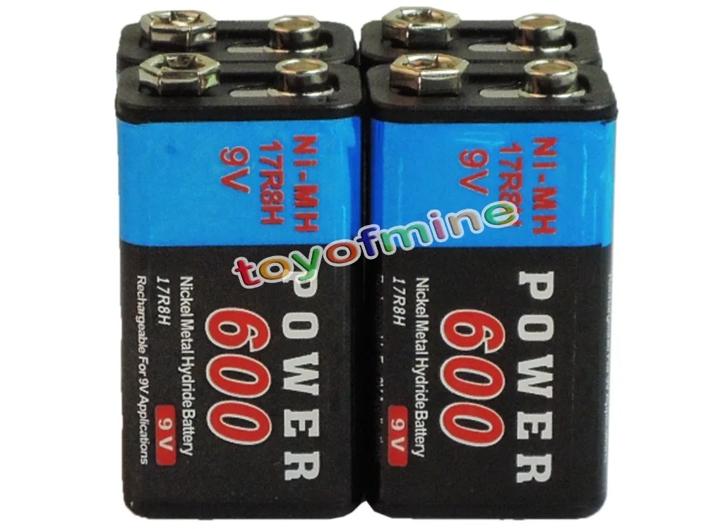 4 pcs 600 mah baterias nimh recarregaveis 04