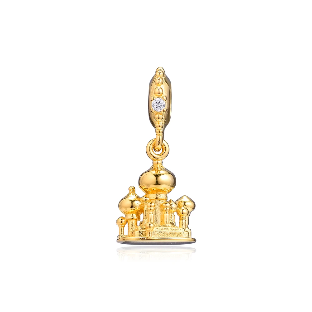 

Pandulaso Agrabah Castle Charm DIY Beads For Jewelry Making Sterling Silver Jewelry Fits Original Woman Beads Bracelets & Bangle
