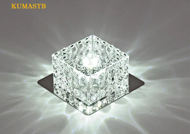 Square Crystal Ceiling Lamp 16