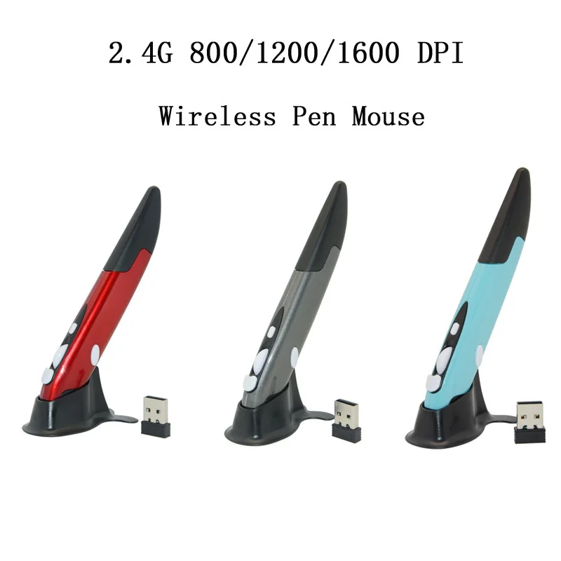 High quality Mini 2.4GHz Wireless Optical Pen Mouse Adjustable 1600DPI for PC Android Hot Sale | Компьютеры и офис