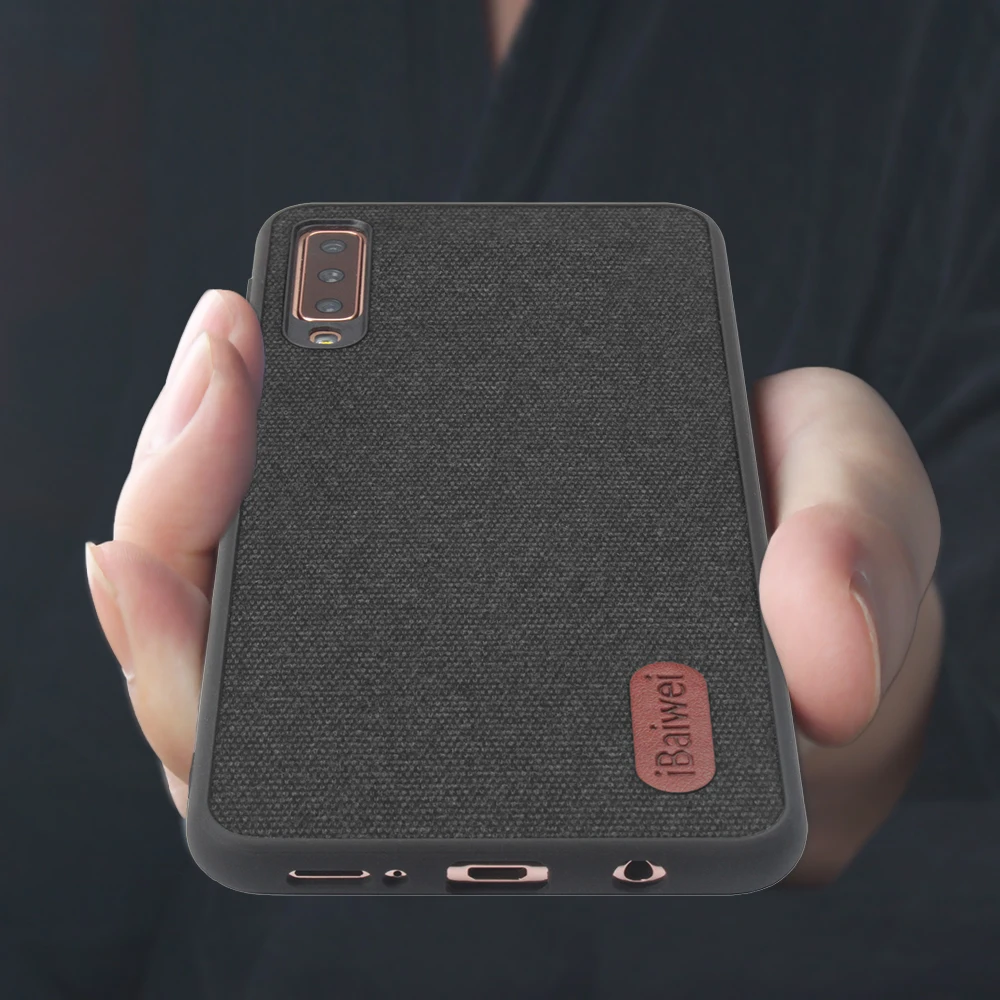 

Case For Samsung Galaxy S9 S8 Plus J8 2018 Soft Edge Coque Fabric Protective Back Cover for Galaxy A7 2018 A5 2017 Scratch Proof