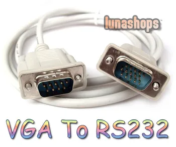

LN002089 RS232 DB9 9 Pin Male to VGA Video 15 Pin D-SUB Converter Adapter Cable Lead