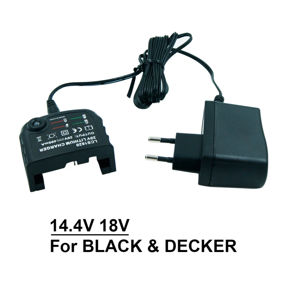 LAANCOO LCS1620 Ladegerät für Black and Decker Lenmax 12V-18V Lithium-Batterieladegerät Ersatz für Black & Decker-Batterieladegerät 