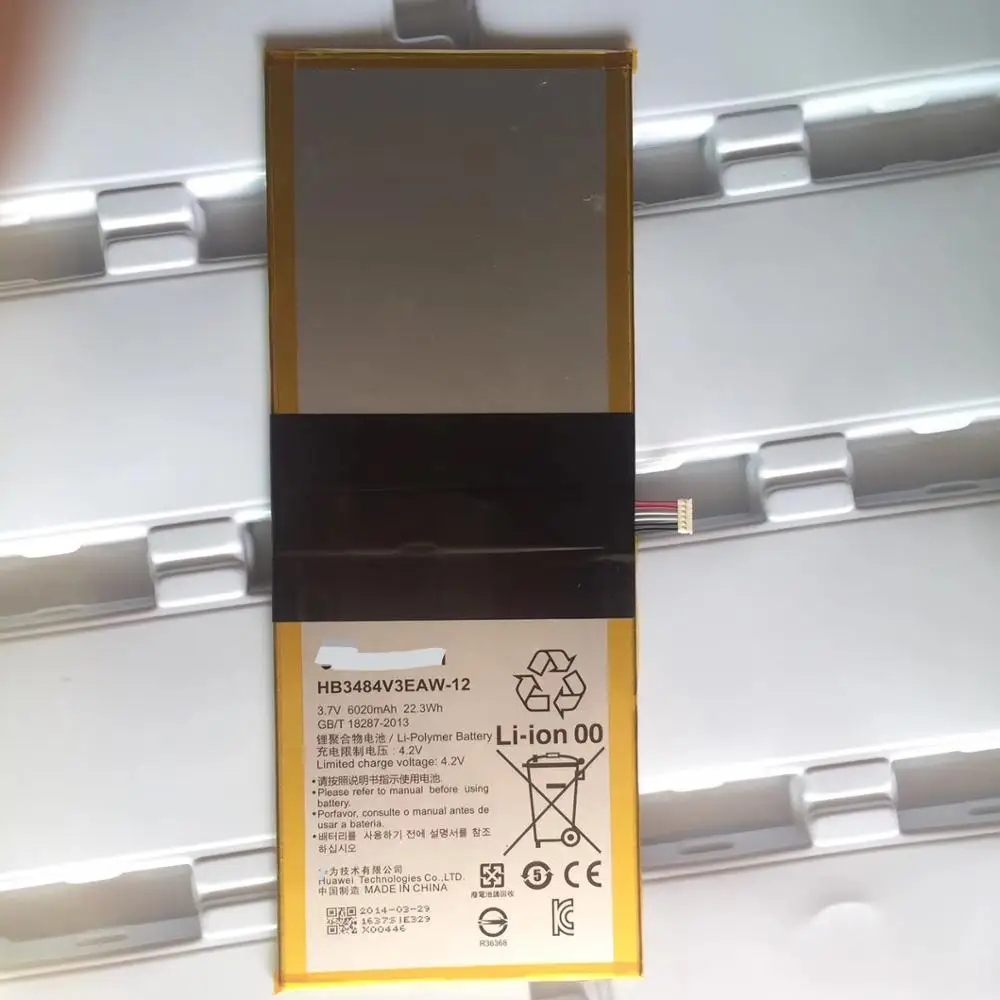 Для HUAWEI HB3484V3EAW-12 плоская панель батареи S10-201WA HB3X1 6200 встроенный аккумулятор |
