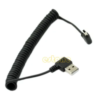 

Practical 90 Degree left Angle USB 2.0 A Male to Left Angle Mini B 5p Male Cable