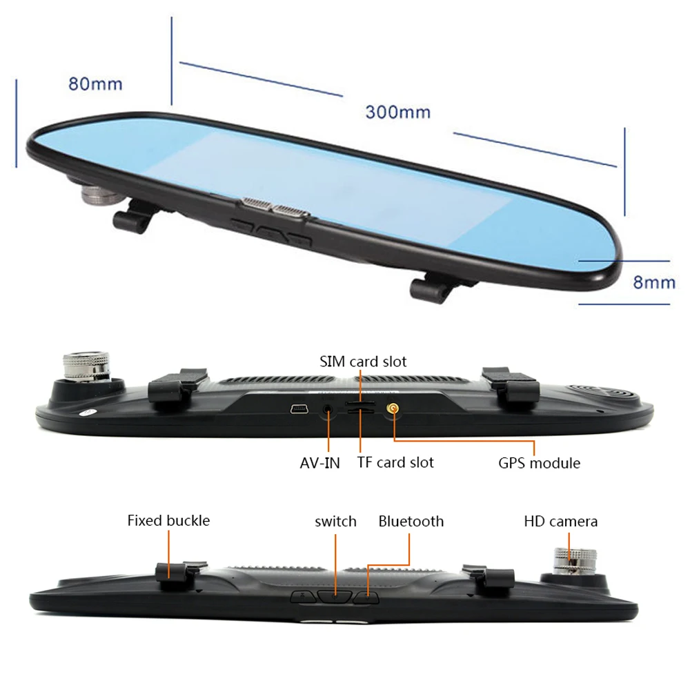 Podofo 3G Car DVR 7\