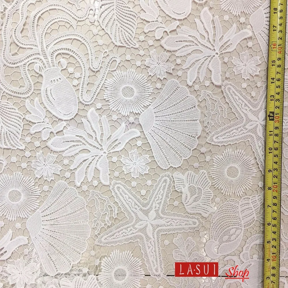 LASUI 3y = набор тонкая работа в океанском стиле Океанский мир белый молочный шелк