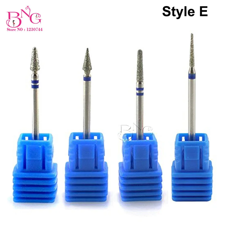 bLUE NAIL DRILL BITS CURRCET