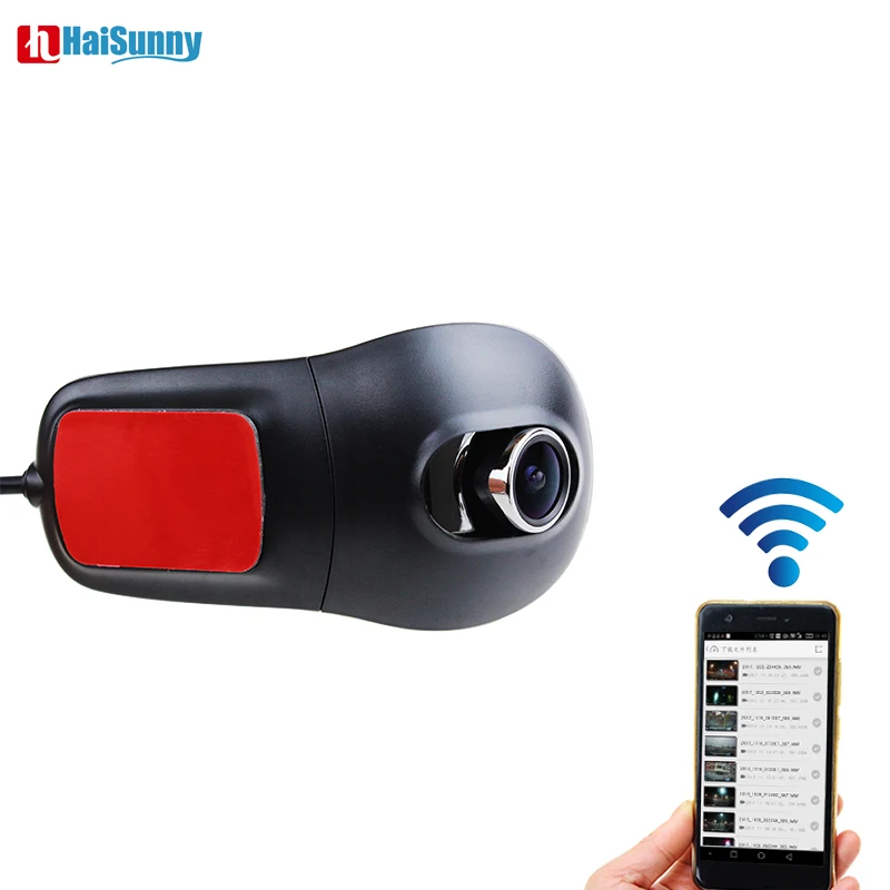 Car DVR Camera Video Recorder Dual Core Wireless Wifi FHD 1080p 160 Wide Angle Car Dash Cam with Loop Recording,WDR, G-Sensor