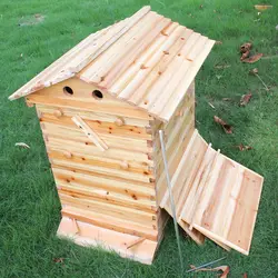 7 шт. пчелиное гнездо деревянный ящик для пчел рамки автоматический Деревянный пчелиный Дом Деревянный пчелиный улей дом склад