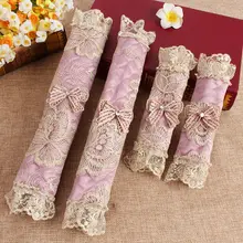 Лидер продаж 2 шт. чехлы на ручки холодильника Ручка дверцы холодильника Чехлы вышитые кружева ручка холодильника, охватывающий чехол на дверные ручки