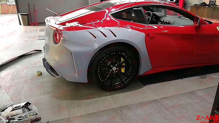 Z-ART комплект расширителей колесных арок для Ferrari F12 Berlinetta широкий тюнинг тела комплект для Ferrari F12 Berlinetta широкий аэродинамический Комплект тела
