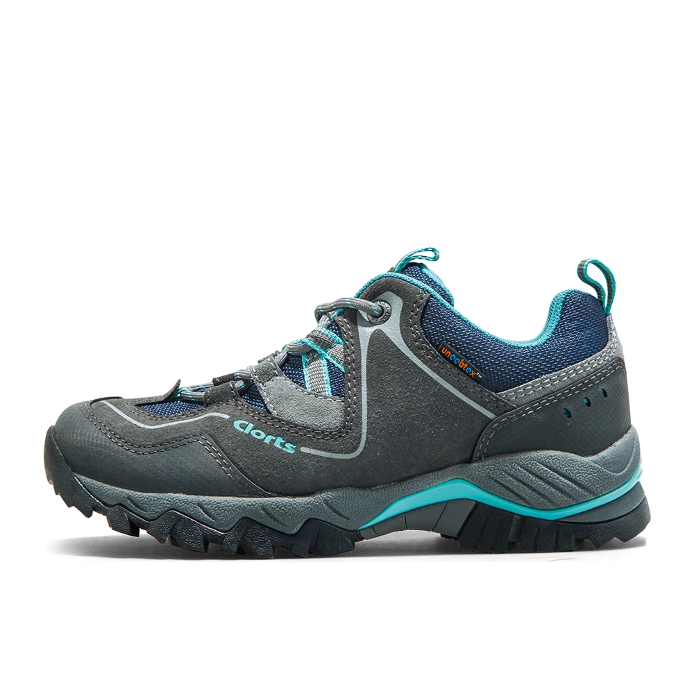 

Clorts Women Hiking Shoes Outdoor Trekking Shoes Waterproof Low-top Mountain Shoes Suede Leather Climbing shoes HKL-826E